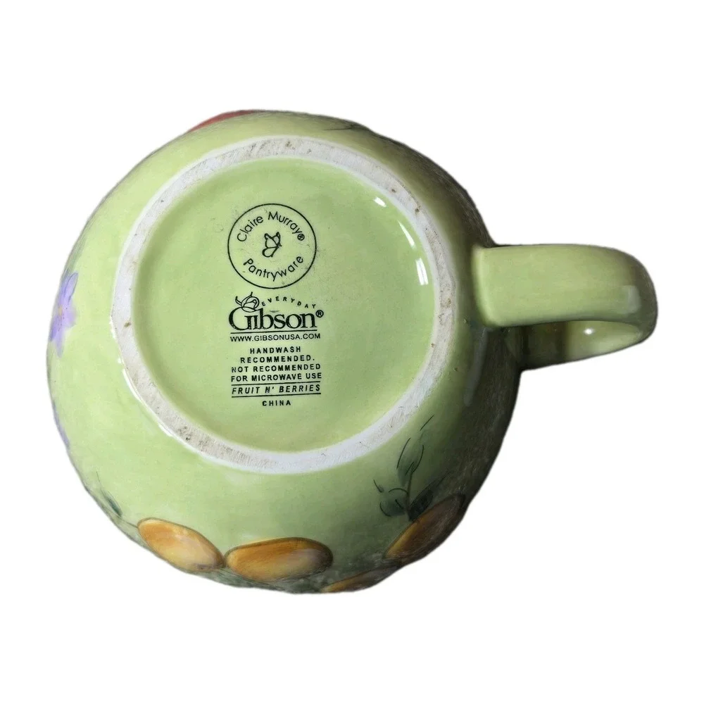 Gibson Teapot Teacup Home Fruit N Berries Tea For‎ One Claire Murray Pantryware